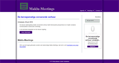 Desktop Screenshot of meetings.maklu.be